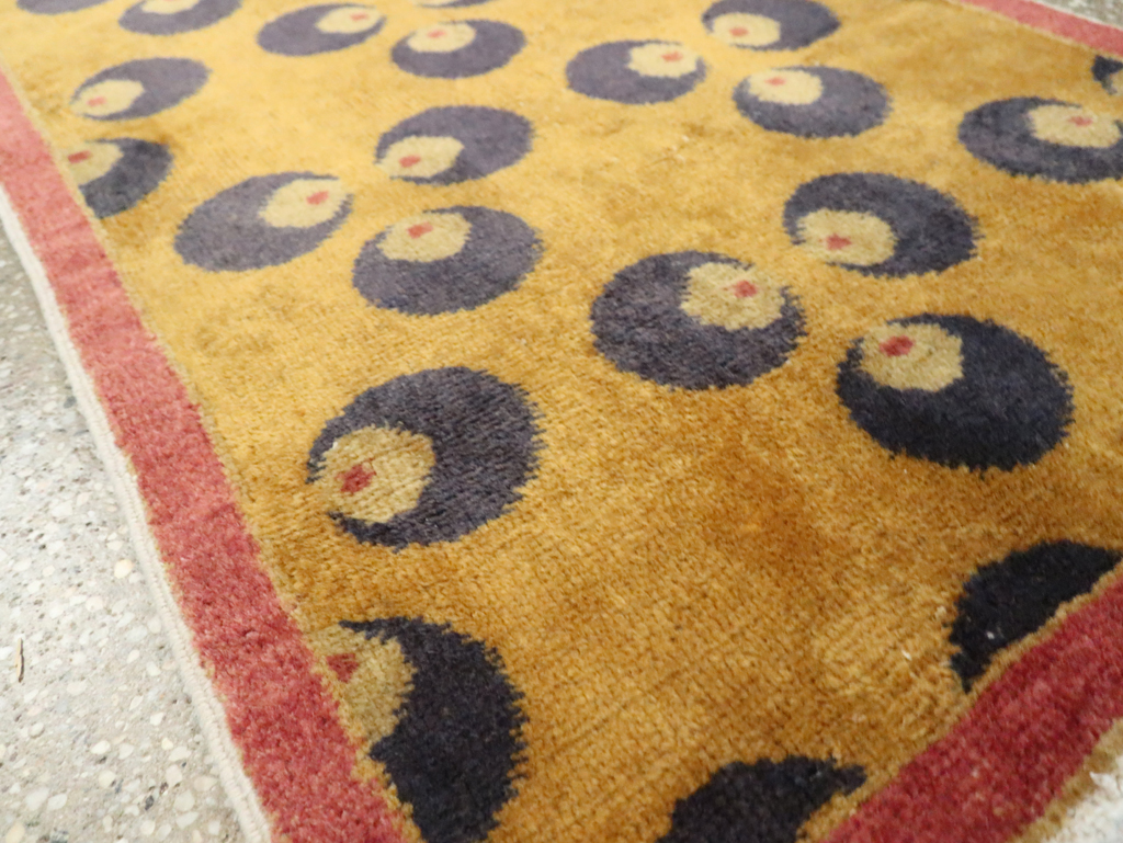 Vintage Turkish Anatolian Deco Rug, No.15309 - Staging