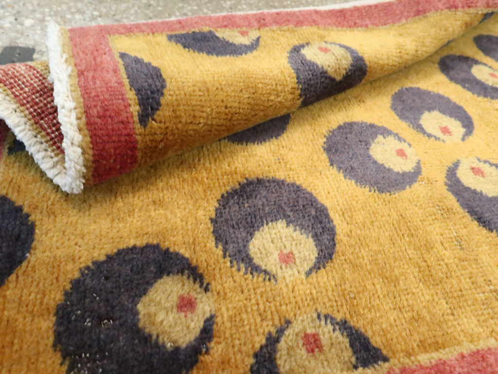 Vintage Turkish Anatolian Deco Rug, No.15309 - Staging