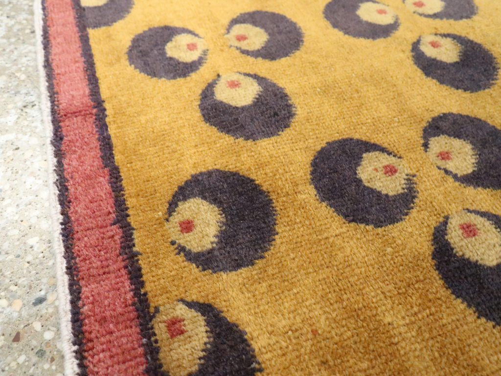 Vintage Turkish Anatolian Deco Rug, No.15311 - Staging