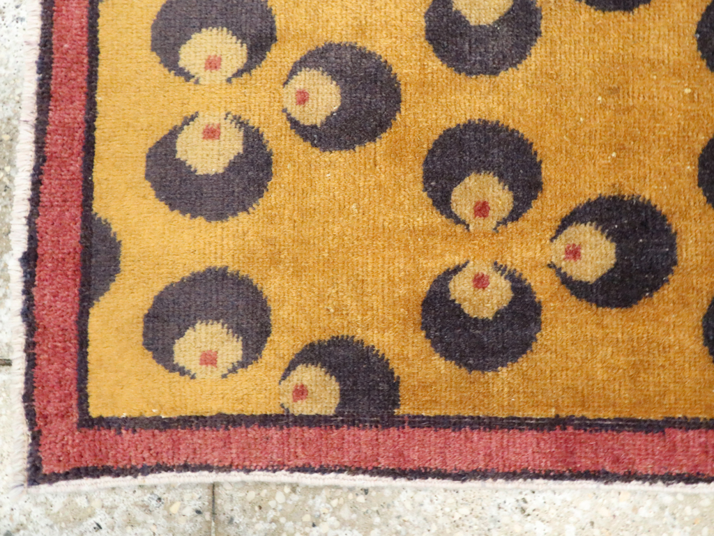 Vintage Turkish Anatolian Deco Rug, No.15311 - Staging