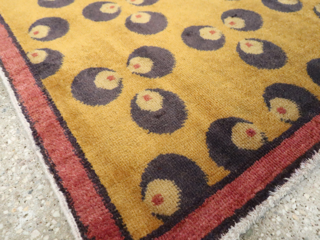 Vintage Turkish Anatolian Deco Rug, No.15311 - Staging