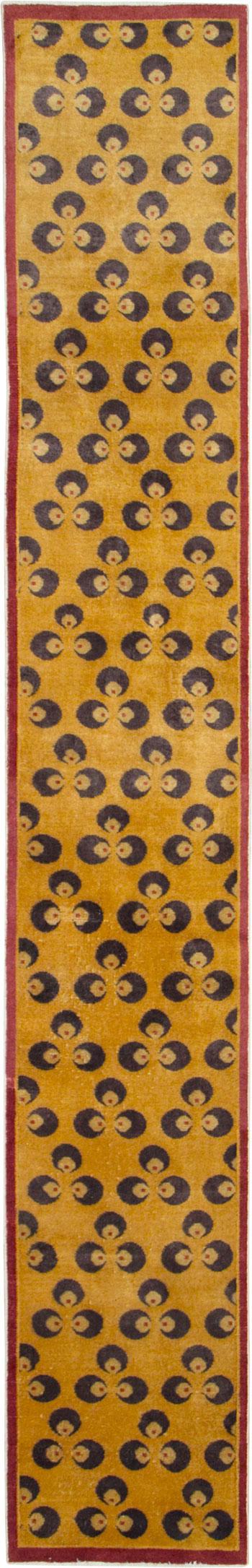 Vintage Anatolian Deco Runner, No.15324 - Staging