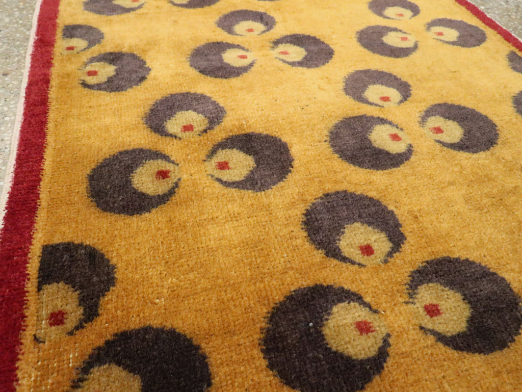 Vintage Anatolian Deco Runner, No.15324 - Staging