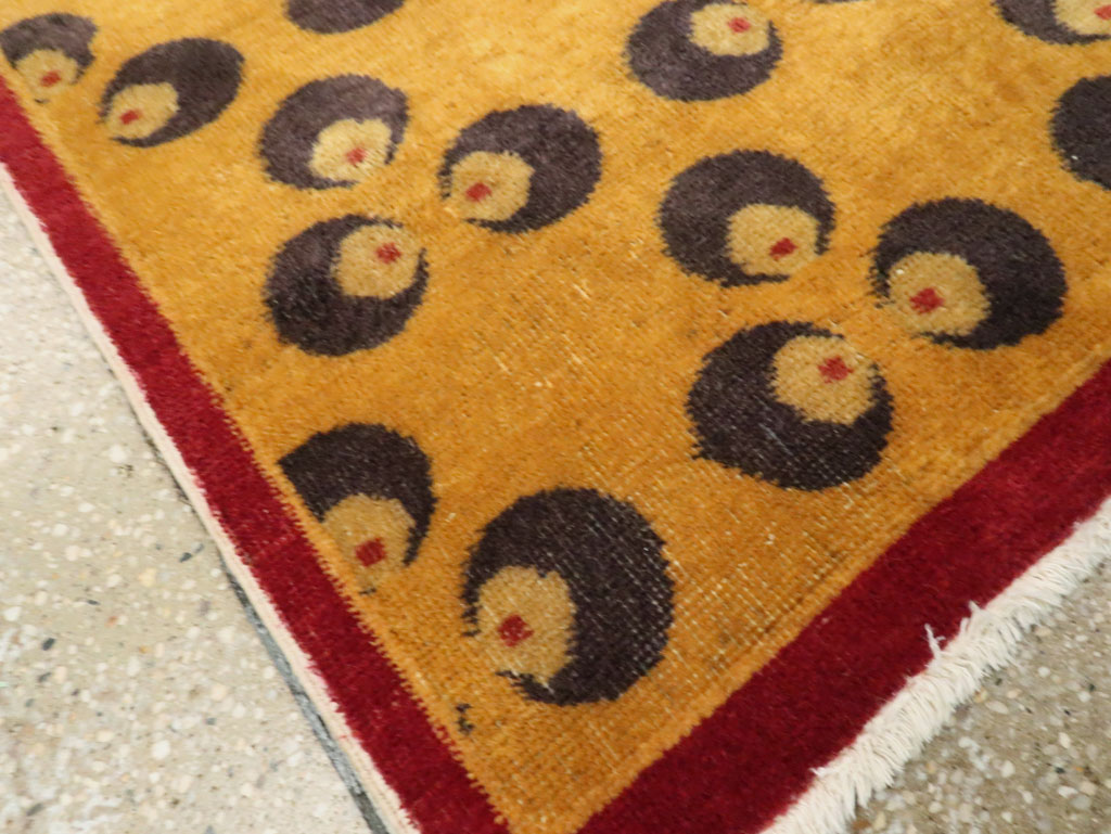 Vintage Anatolian Deco Runner, No.15324 - Staging