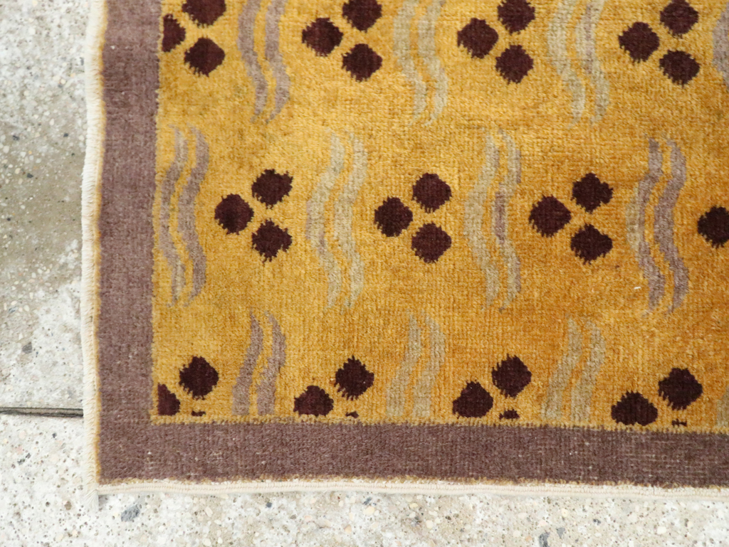 Vintage Turkish Anatolian Deco Rug, No.15325 - Staging