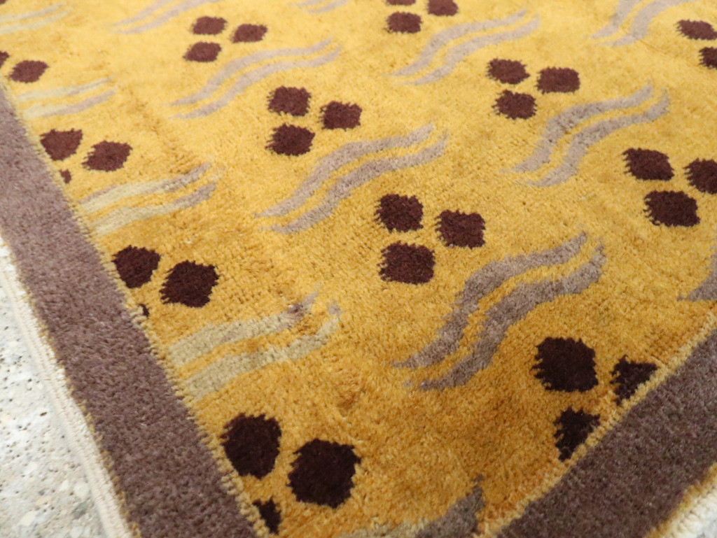 Vintage Turkish Anatolian Deco Rug, No.15325 - Staging