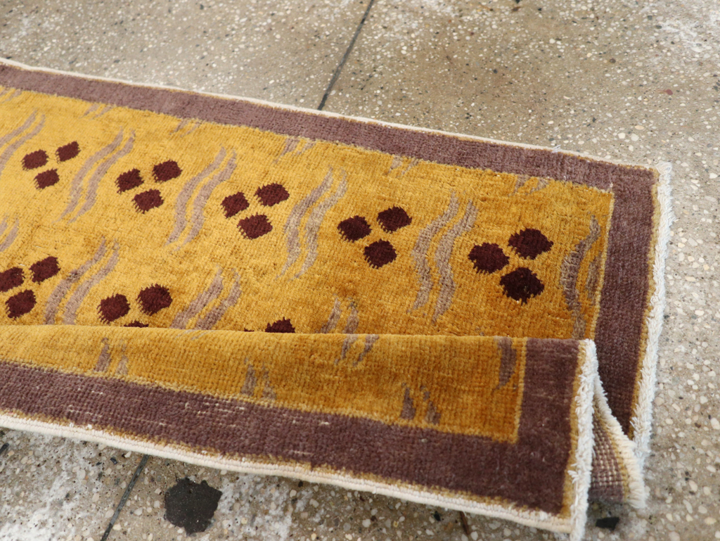 Vintage Turkish Anatolian Deco Rug, No.15332 - Staging