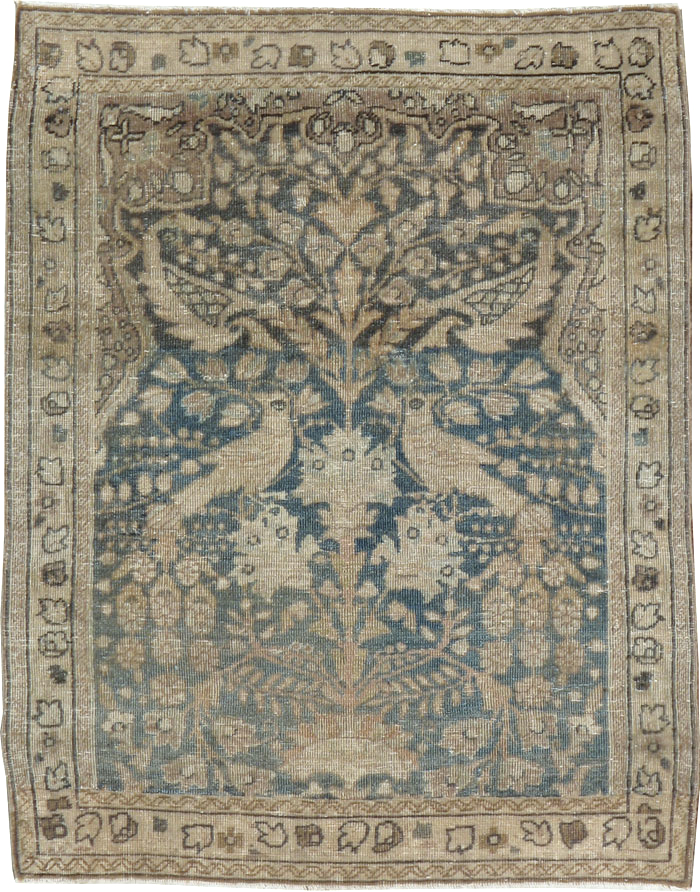 Antique Persian Mashad Rug, No.15333 - Staging