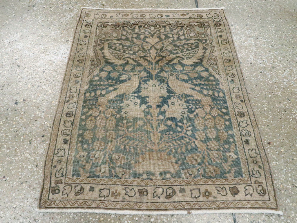 Antique Persian Mashad Rug, No.15333 - Staging