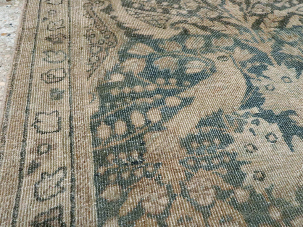 Antique Persian Mashad Rug, No.15333 - Staging