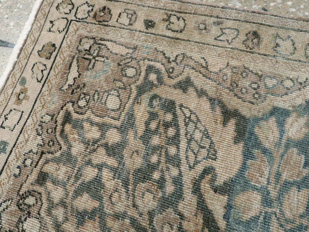 Antique Persian Mashad Rug, No.15333 - Staging