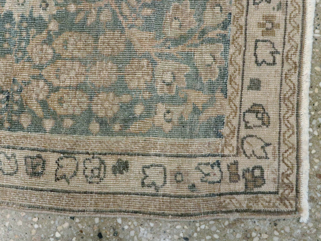 Antique Persian Mashad Rug, No.15333 - Staging