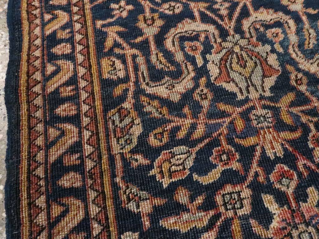 Antique Persian Mahal Rug, No.15336 - Staging
