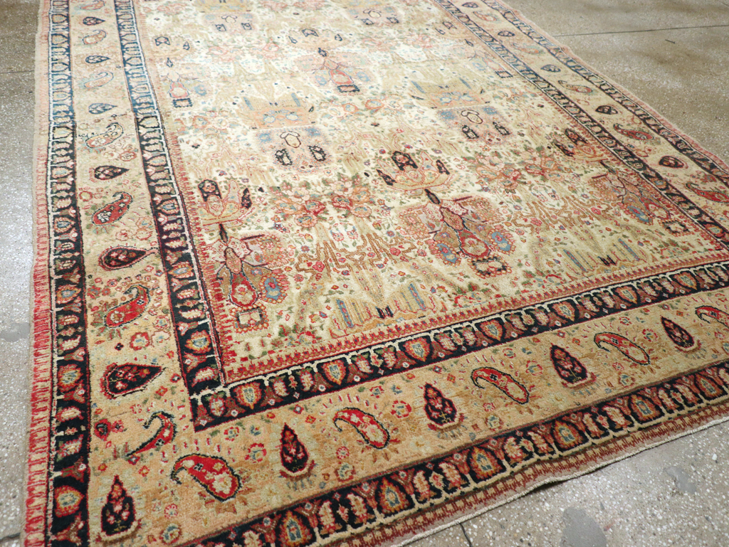 Antique Persian Tabriz Carpet, No.15341 - Staging