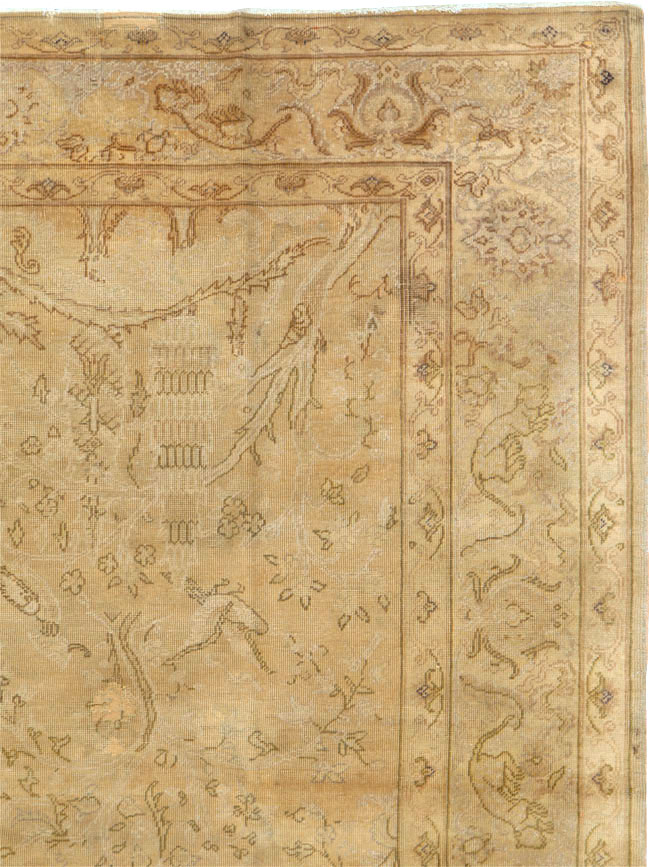 Vintage Turkish Sivas Carpet, No.15361 - Staging