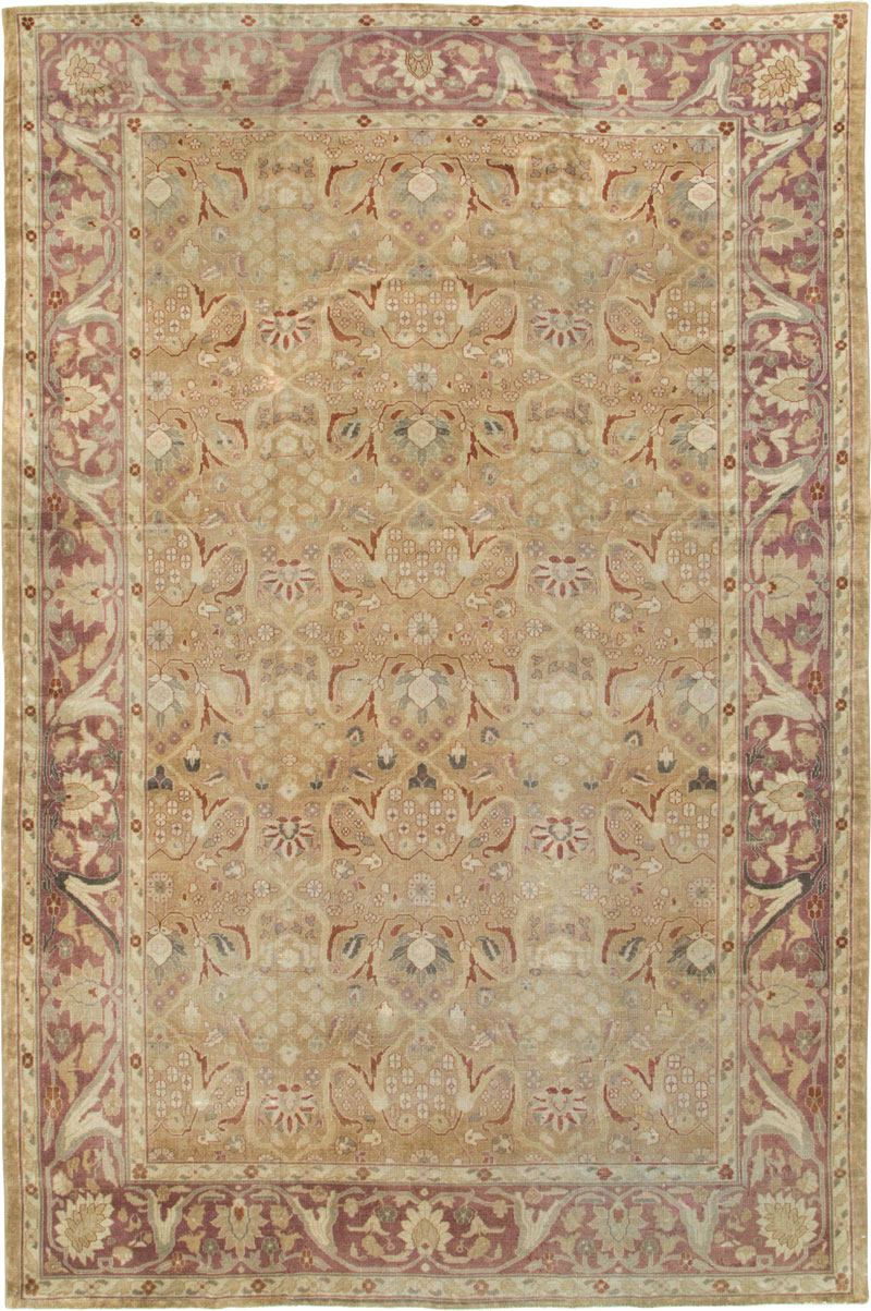 Antique Indian Lahore Carpet, No.15397 - Staging
