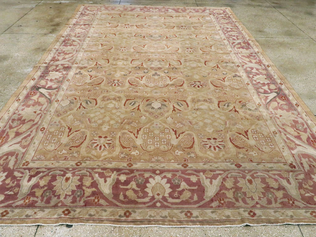 Antique Indian Lahore Carpet, No.15397 - Staging