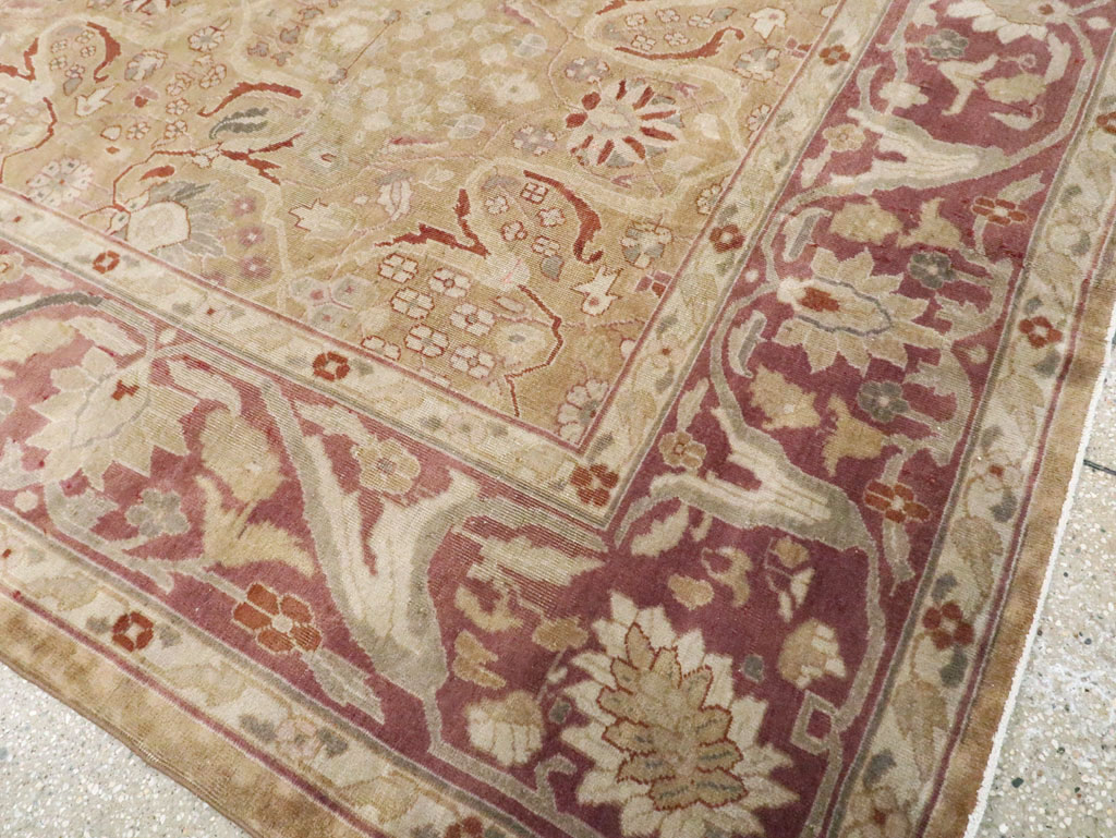 Antique Indian Lahore Carpet, No.15397 - Staging