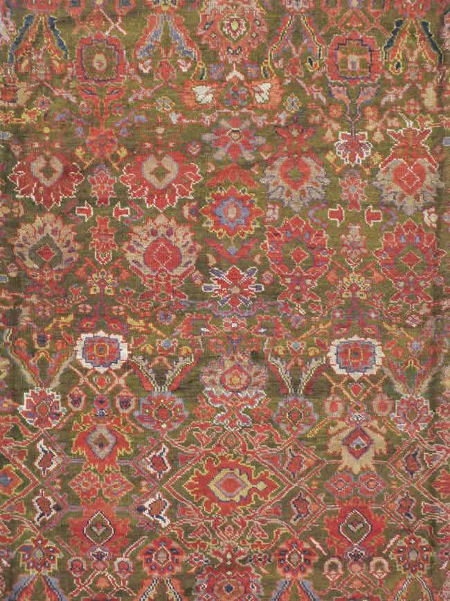 Antique Persian Sultanabad Carpet, No.15398 - Staging