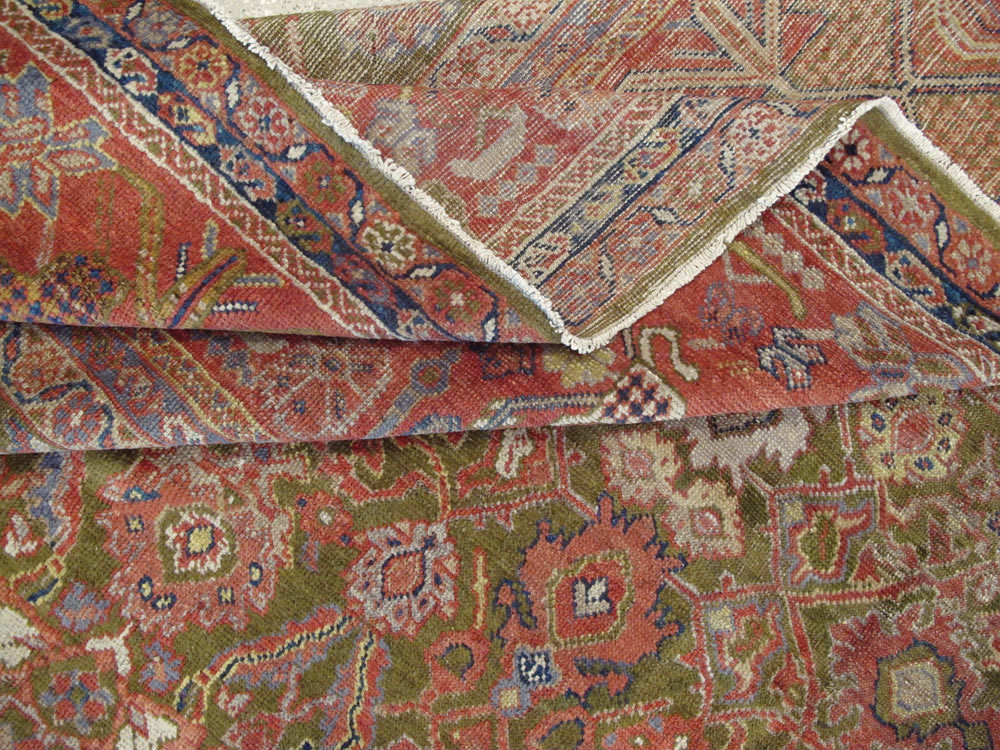 Antique Persian Sultanabad Carpet, No.15398 - Staging
