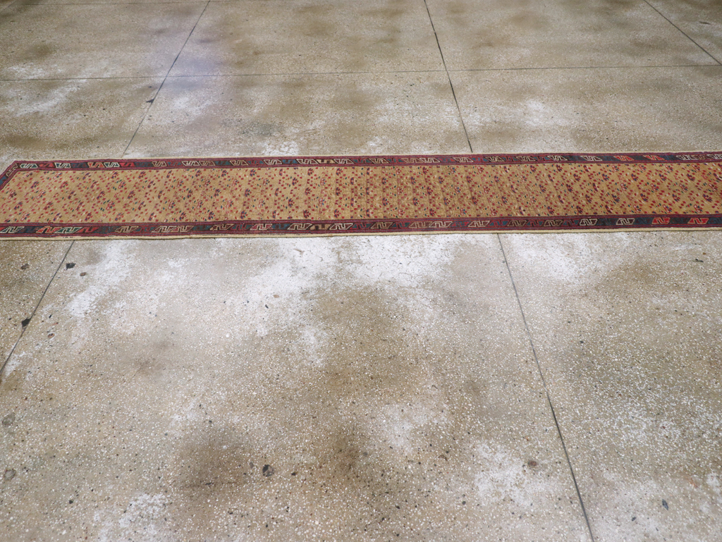 Antique Persian Serab Runner, No.15399 - Staging