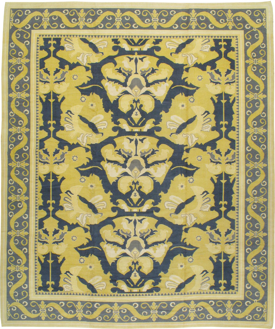 Antique Spanish Cuenca Carpet, No.15444 - Staging