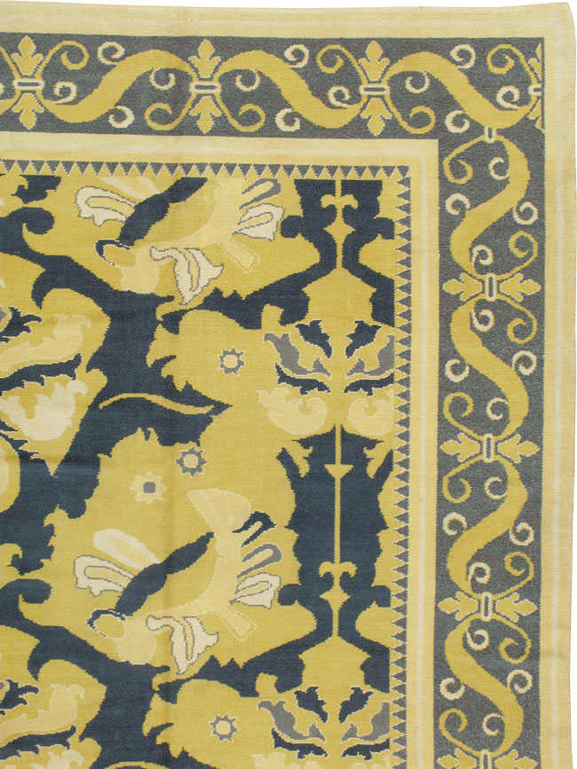 Antique Spanish Cuenca Carpet, No.15444 - Staging