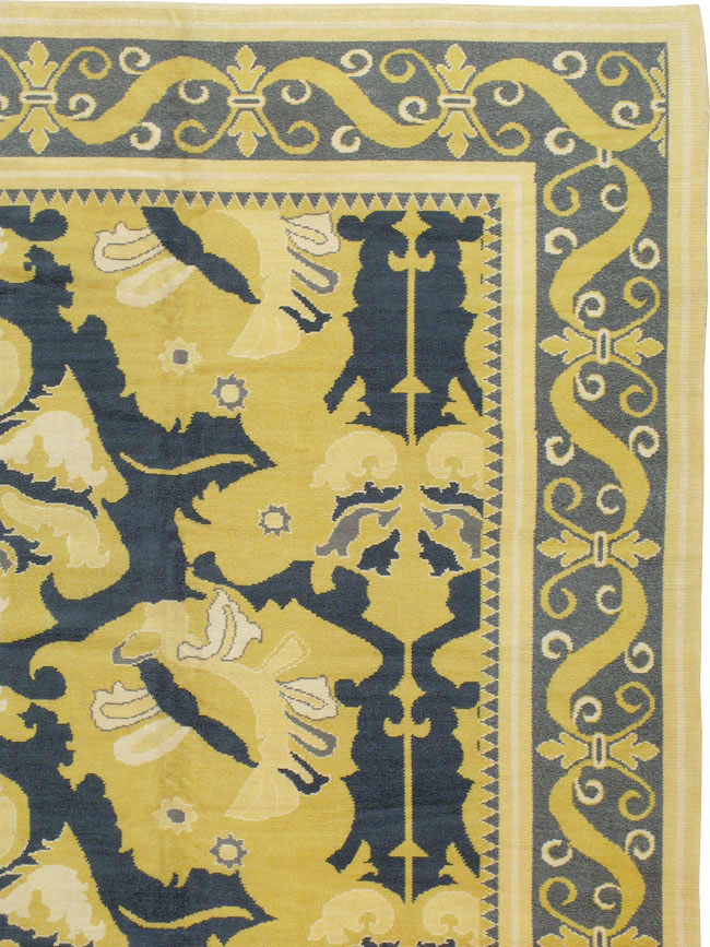 Antique Spanish Cuenca Carpet, No.15444 - Staging