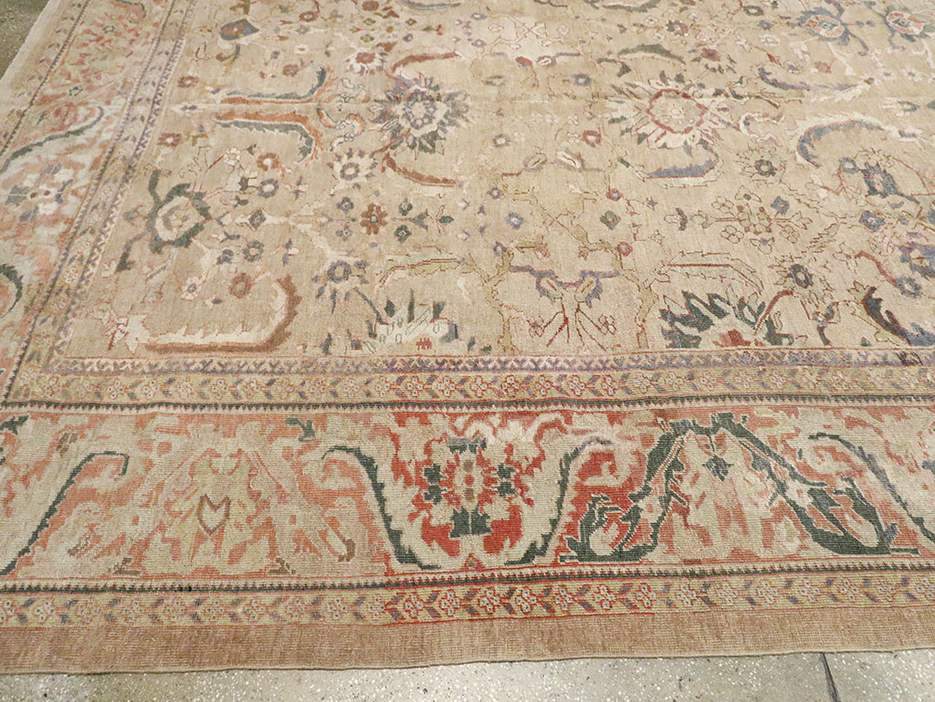 Antique Persian Mahal Carpet, No.15487 - Staging