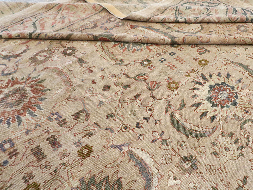 Antique Persian Mahal Carpet, No.15487 - Staging