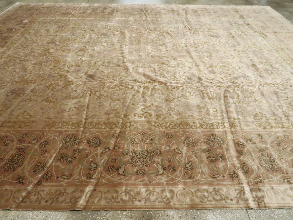 Antique Indian Lahore Carpet, No.15496 - Staging