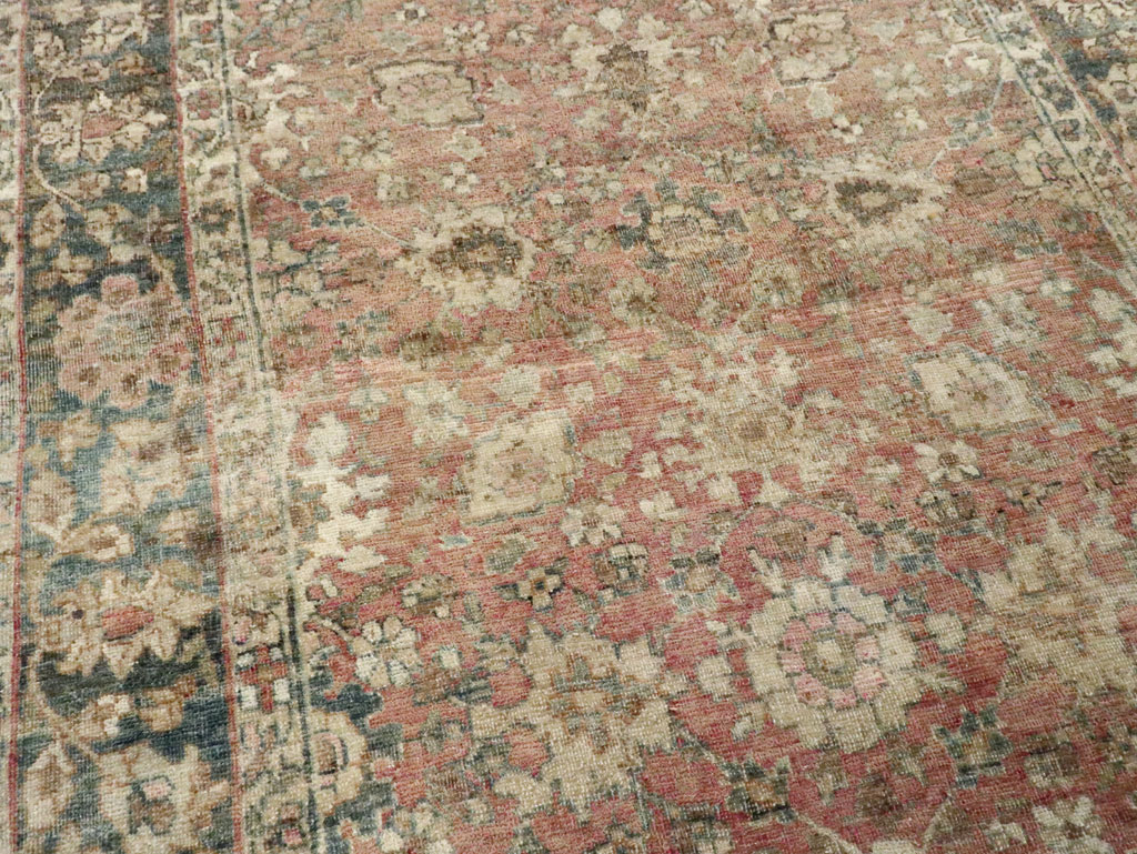 Vintage Persian Tabriz Runner, No.15501 - Staging