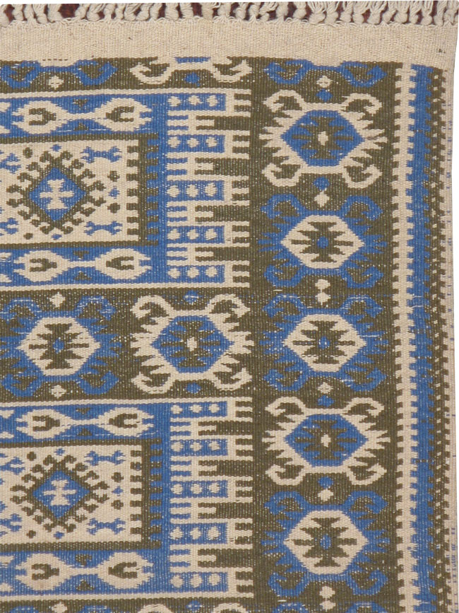 Vintage Swedish Rug, No.15507 - Staging