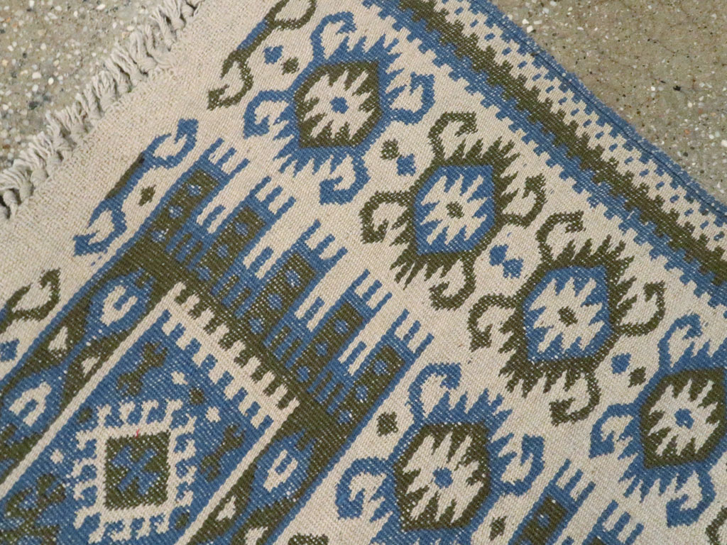 Vintage Swedish Rug, No.15507 - Staging