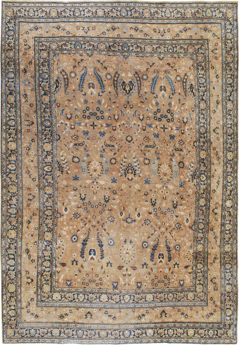 Antique Persian Mashad Carpet, No.15508 - Staging