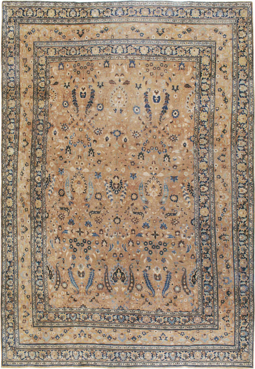 Antique Persian Mashad Carpet, No.15508 - Staging