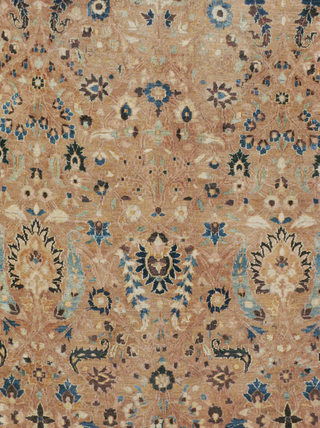 Antique Persian Mashad Carpet, No.15508 - Staging