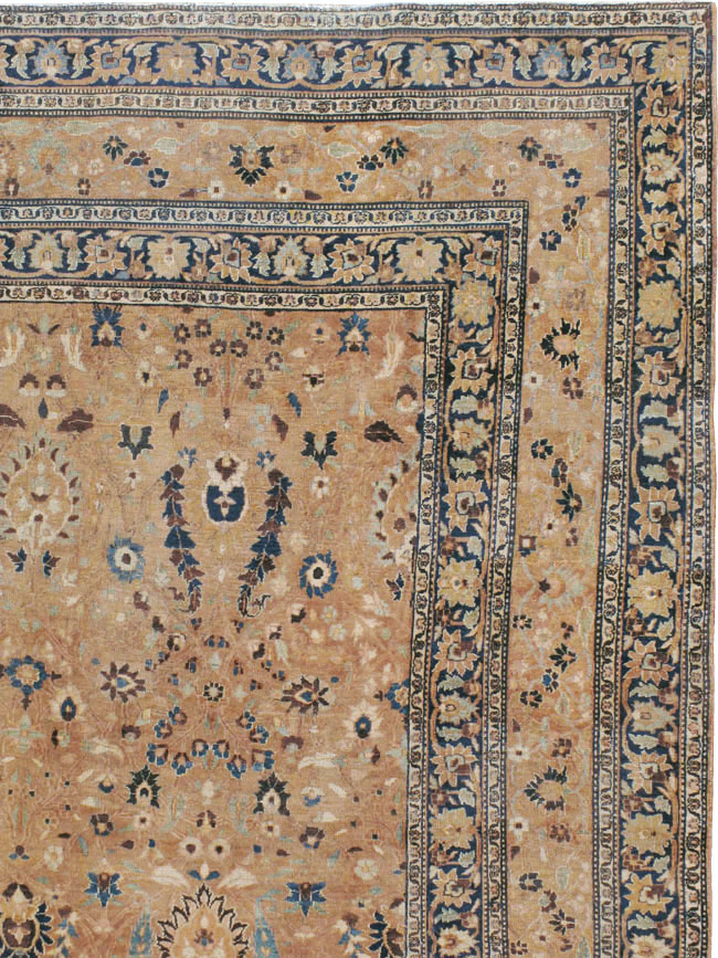 Antique Persian Mashad Carpet, No.15508 - Staging