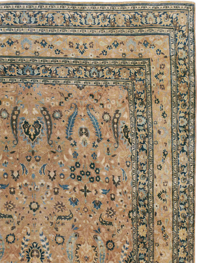 Antique Persian Mashad Carpet, No.15508 - Staging