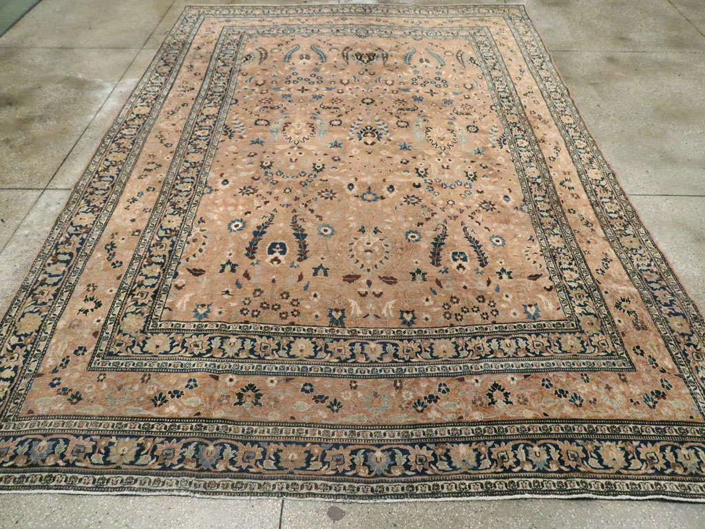 Antique Persian Mashad Carpet, No.15508 - Staging