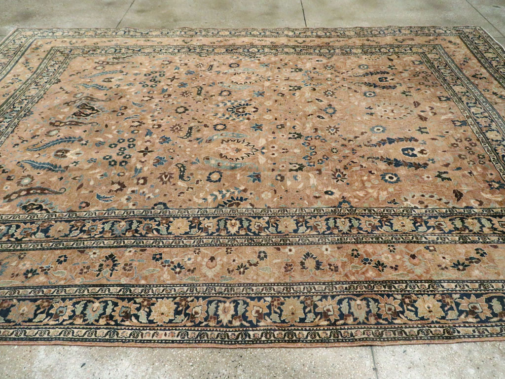 Antique Persian Mashad Carpet, No.15508 - Staging