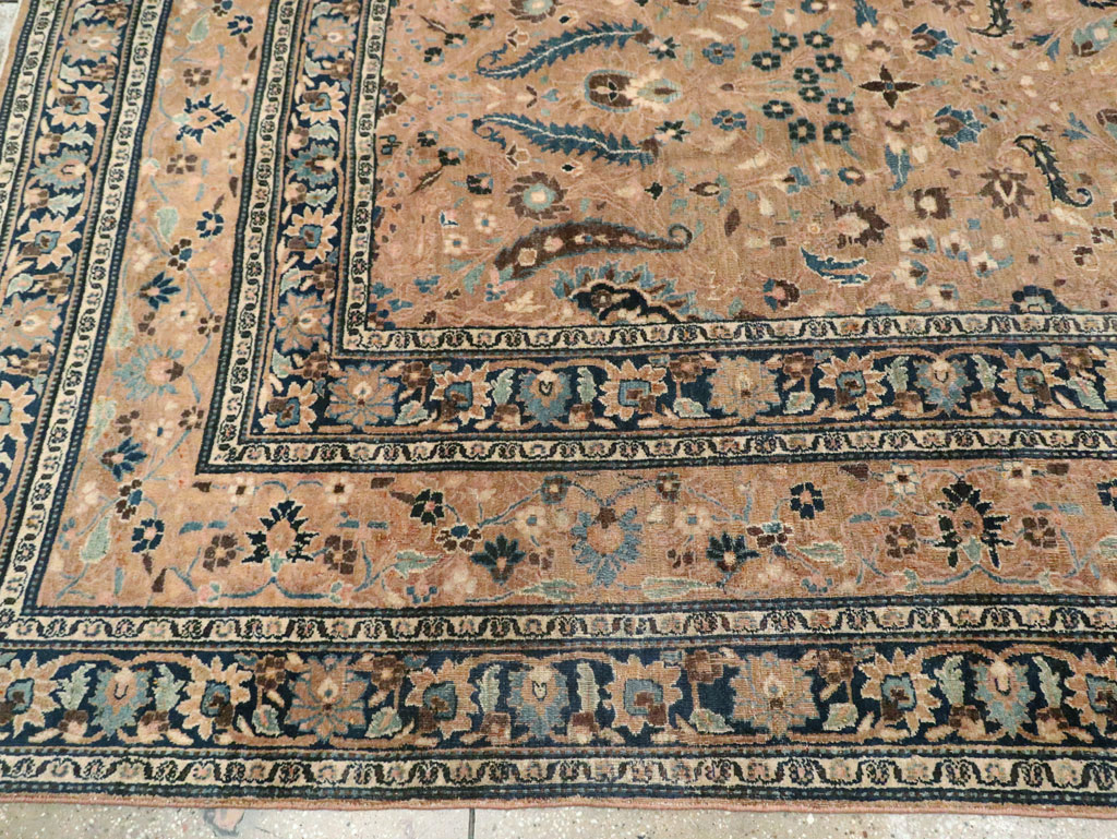 Antique Persian Mashad Carpet, No.15508 - Staging