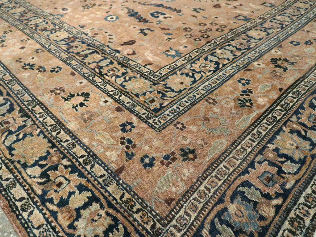 Antique Persian Mashad Carpet, No.15508 - Staging