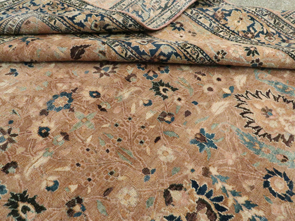 Antique Persian Mashad Carpet, No.15508 - Staging