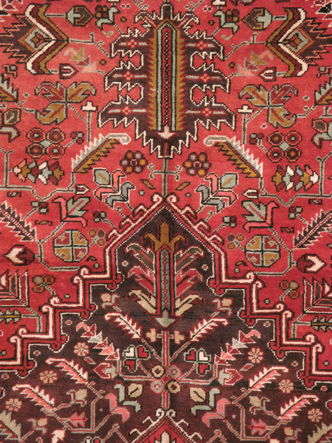 Vintage Persian Heriz Carpet, No.15530 - Staging