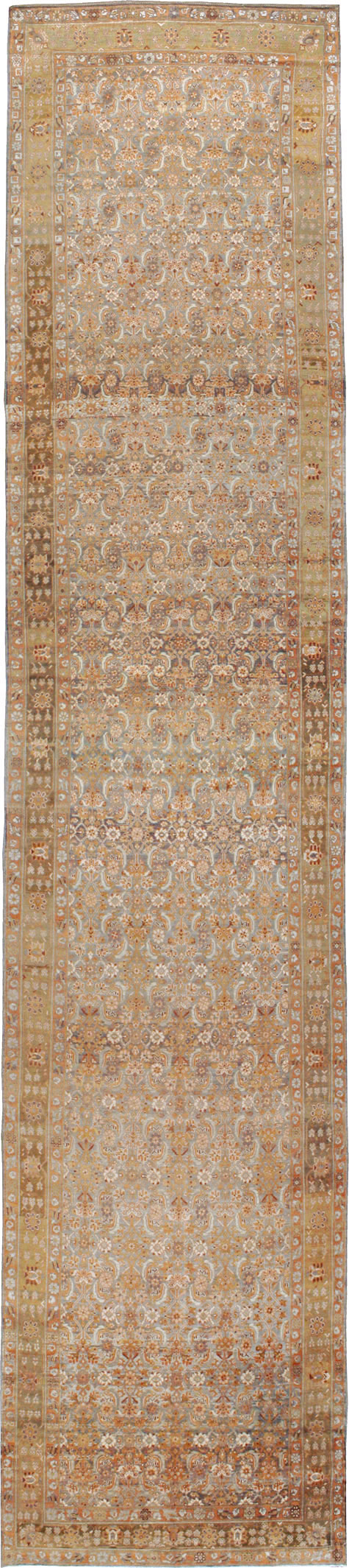 Vintage Persian Malayer Wide Gallery Runner, No.15559 - Staging