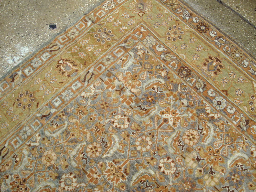Vintage Persian Malayer Wide Gallery Runner, No.15559 - Staging