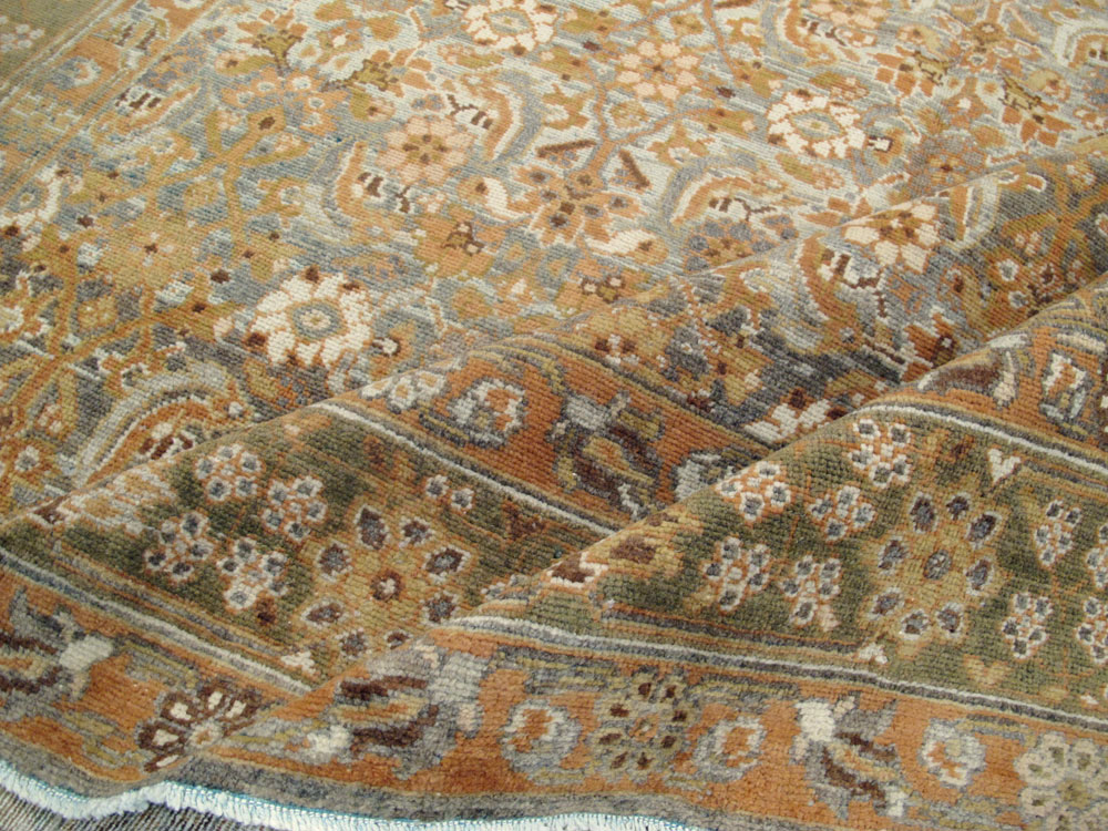 Vintage Persian Malayer Wide Gallery Runner, No.15559 - Staging