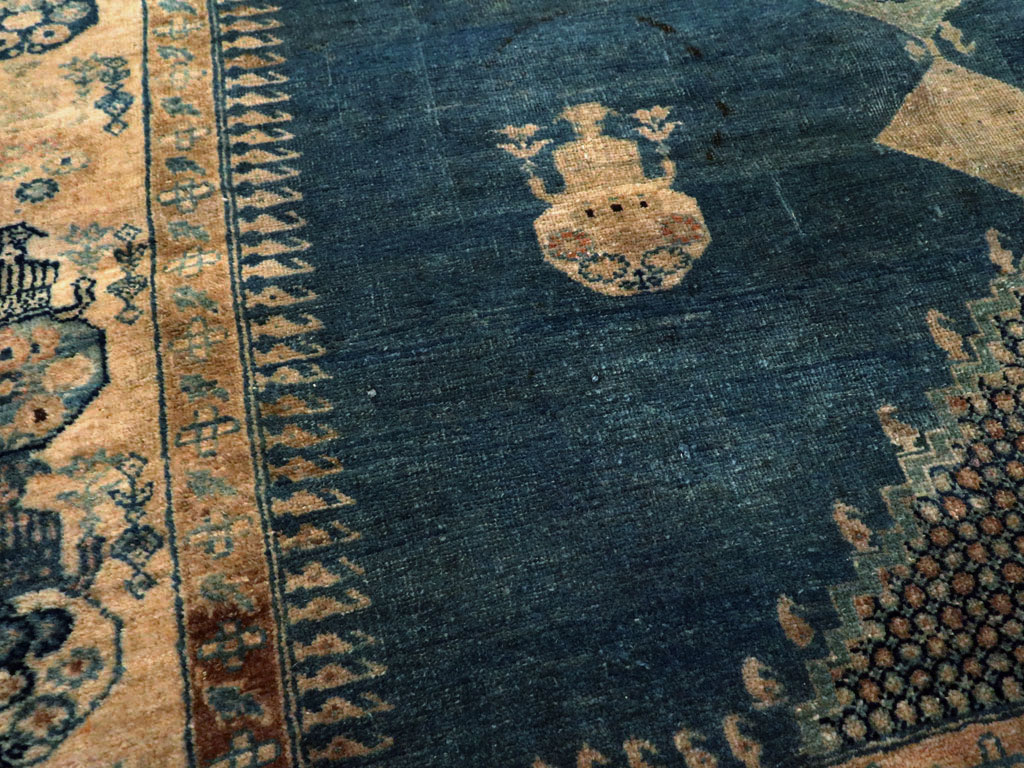 Antique Tabriz Hagi Jalili Rug, No.15574 - Staging