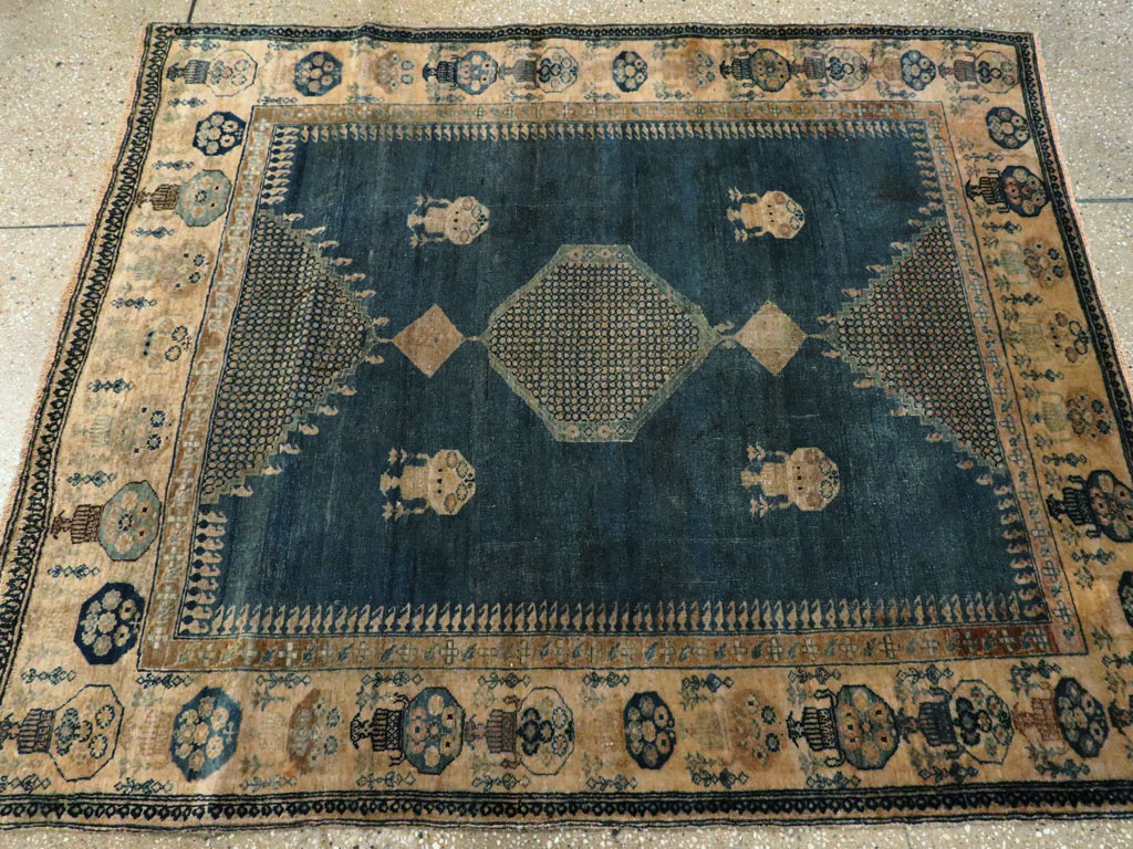 Antique Tabriz Hagi Jalili Rug, No.15574 - Staging